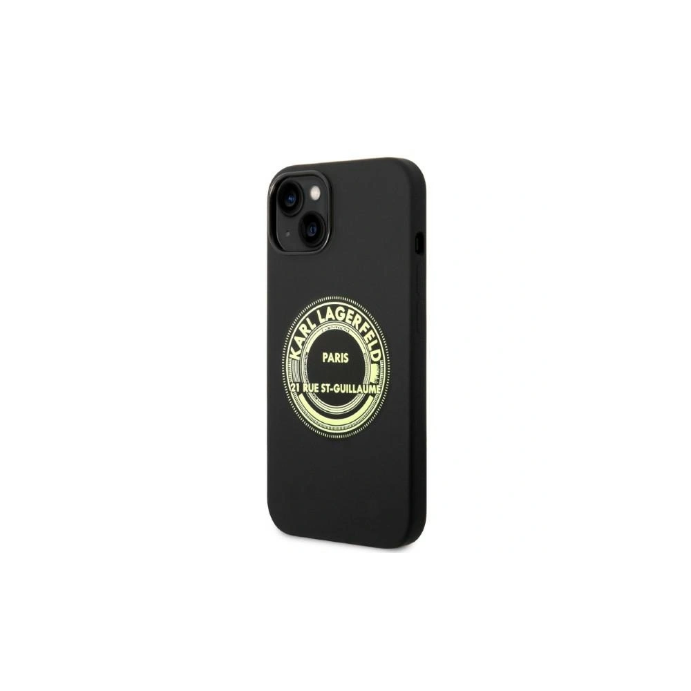 Hurtownia GSM - Etui Karl Lagerfeld KLHCP14SSRSGRCK Apple iPhone 14 hardcase czarny/black Silicone RSG - KLD1183 - {ean13} - Hurt