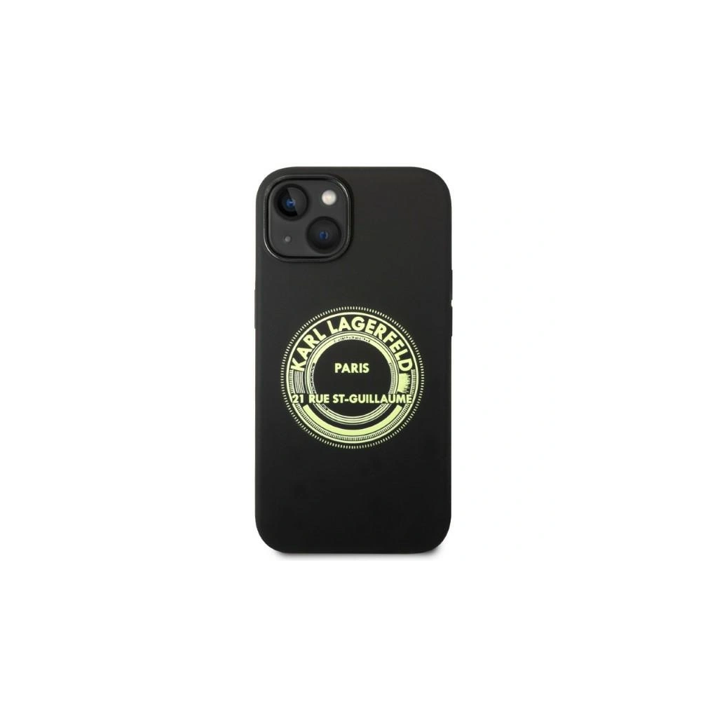 Hurtownia GSM - Etui Karl Lagerfeld KLHCP14SSRSGRCK Apple iPhone 14 hardcase czarny/black Silicone RSG - KLD1183 - {ean13} - Hurt