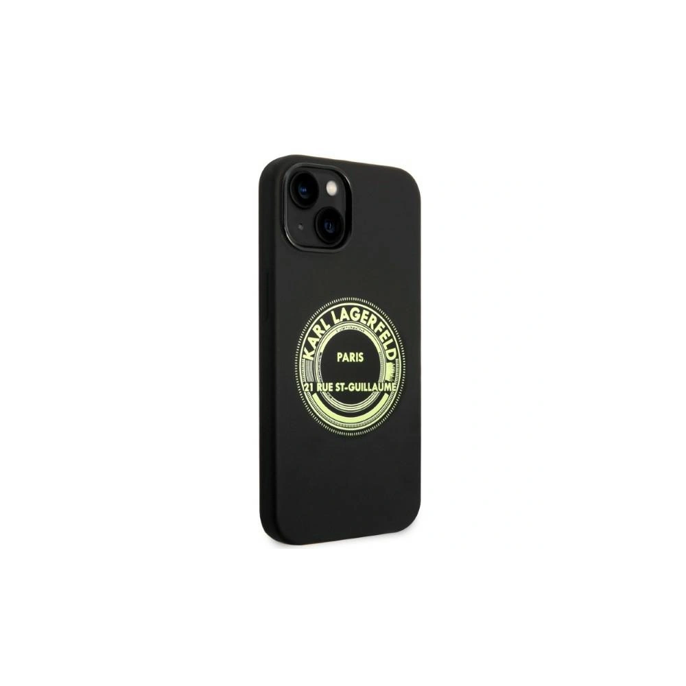 Hurtownia GSM - Etui Karl Lagerfeld KLHCP14SSRSGRCK Apple iPhone 14 keménytok fekete/szilikon RSG - KLD1183 - {ean13} - Hurt