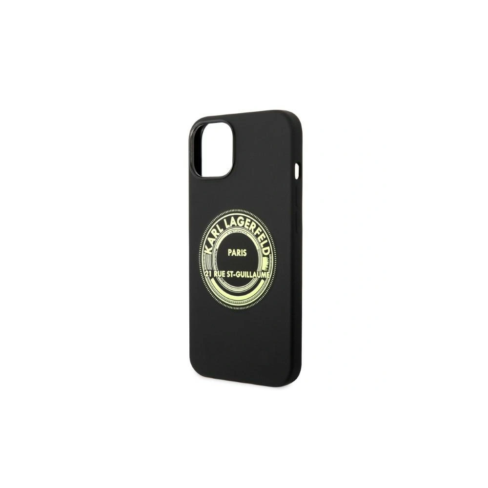 Hurtownia GSM - Etui Karl Lagerfeld KLHCP14SSRSGRCK Apple iPhone 14 keménytok fekete/szilikon RSG - KLD1183 - {ean13} - Hurt