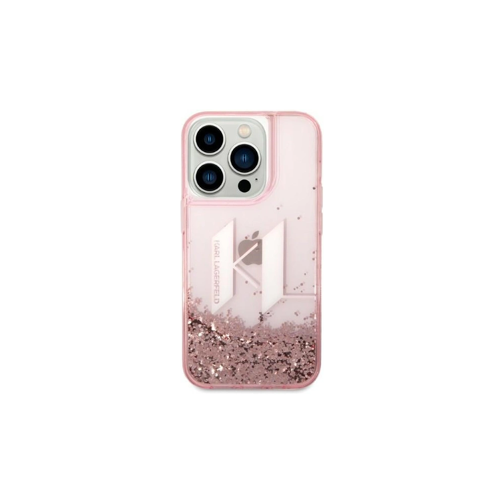 Hurtownia GSM - Etui Karl Lagerfeld KLHCP14XLBKLCP Apple iPhone 14 Pro Max rózsaszín/pink hardcase Liquid Glitter Big KL - KLD1184 - {ean13} - Hurt