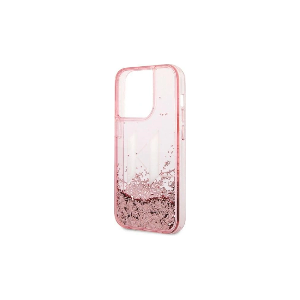 Hurtownia GSM - Etui Karl Lagerfeld KLHCP14XLBKLCP Apple iPhone 14 Pro Max rózsaszín/pink hardcase Liquid Glitter Big KL - KLD1184 - {ean13} - Hurt