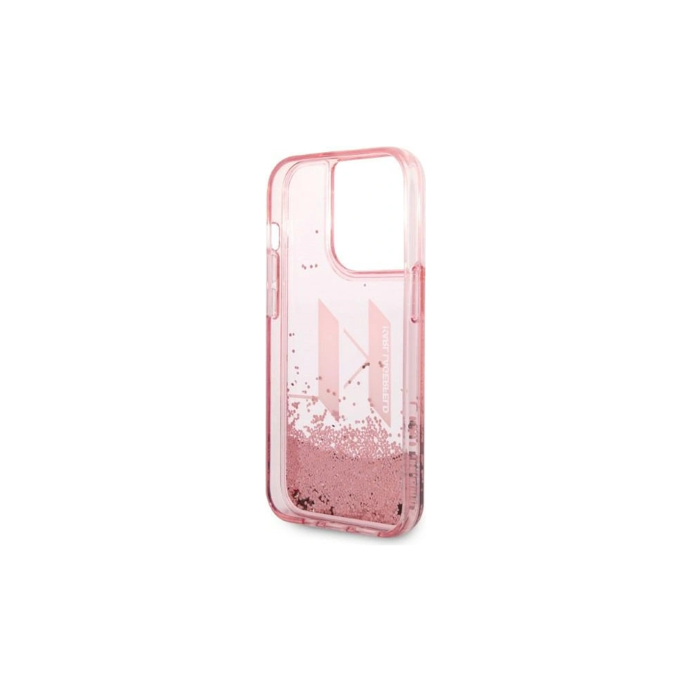 Hurtownia GSM - Etui Karl Lagerfeld KLHCP14XLBKLCP Apple iPhone 14 Pro Max růžový/pink hardcase Liquid Glitter Big KL - KLD1184 - {ean13} - Hurt