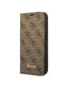 Hurtownia GSM - Etui Guess GUBKP14XHG4SHW Apple iPhone 14 Pro Max hnědý/brown book 4G Vintage Gold Logo - GUE2196 - {ean13} - Hurt