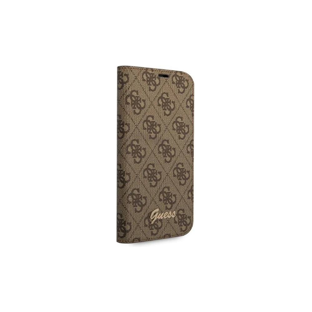 Hurtownia GSM - Case Guess GUBKP14XHG4SHW Apple iPhone 14 Pro Max braun/brown Buch 4G Vintage Gold Logo - GUE2196 - {ean13} - Hurt