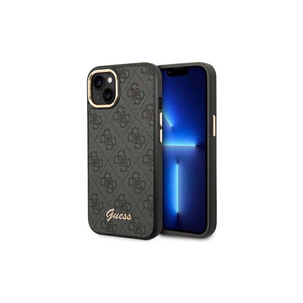 Hurtownia GSM - Etui Guess GUHCP14SHG4SHK Apple iPhone 14 černé/black hard case 4G Vintage Gold Logo - GUE2197 - {ean13} - Hurt
