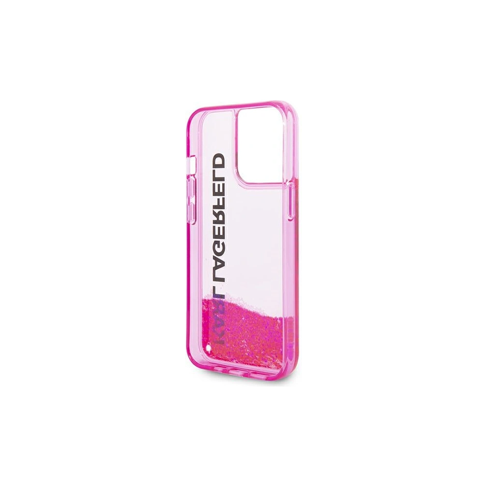 Hurtownia GSM - Etui Karl Lagerfeld KLHCP14XLCKVF Apple iPhone 14 Pro Max růžový/pink hardcase Liquid Glitter Elong - KLD1185 - {ean13} - Hurt