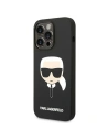 Hurtownia GSM - Etui Karl Lagerfeld KLHCP14XSLKHBK Apple iPhone 14 Pro Max hardcase czarny/black Silicone Karl`s Head - KLD1186 - {ean13} - Hurt