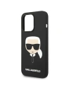 Wholesale Karl Lagerfeld KLHCP14XSLKHBK Apple iPhone 14 Pro Max hardcase black Silicone Karl`s Head - KLD1186 - {ean13} - Hurt
