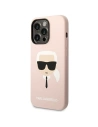 Hurtownia GSM - Etui Karl Lagerfeld KLHCP14XSLKHLP Apple iPhone 14 Pro Max hardcase różowy/pink Silicone Karl`s Head - KLD1187 - {ean13} - Hurt