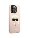 Hurtownia GSM - Etui Karl Lagerfeld KLHCP14XSLKHLP Apple iPhone 14 Pro Max hardcase różowy/pink Silicone Karl`s Head - KLD1187 - {ean13} - Hurt