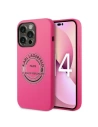 Case Karl Lagerfeld KLHCP14XSRSGRCF Apple iPhone 14 Pro Max Hartschale rosa/pink Silikon RSG