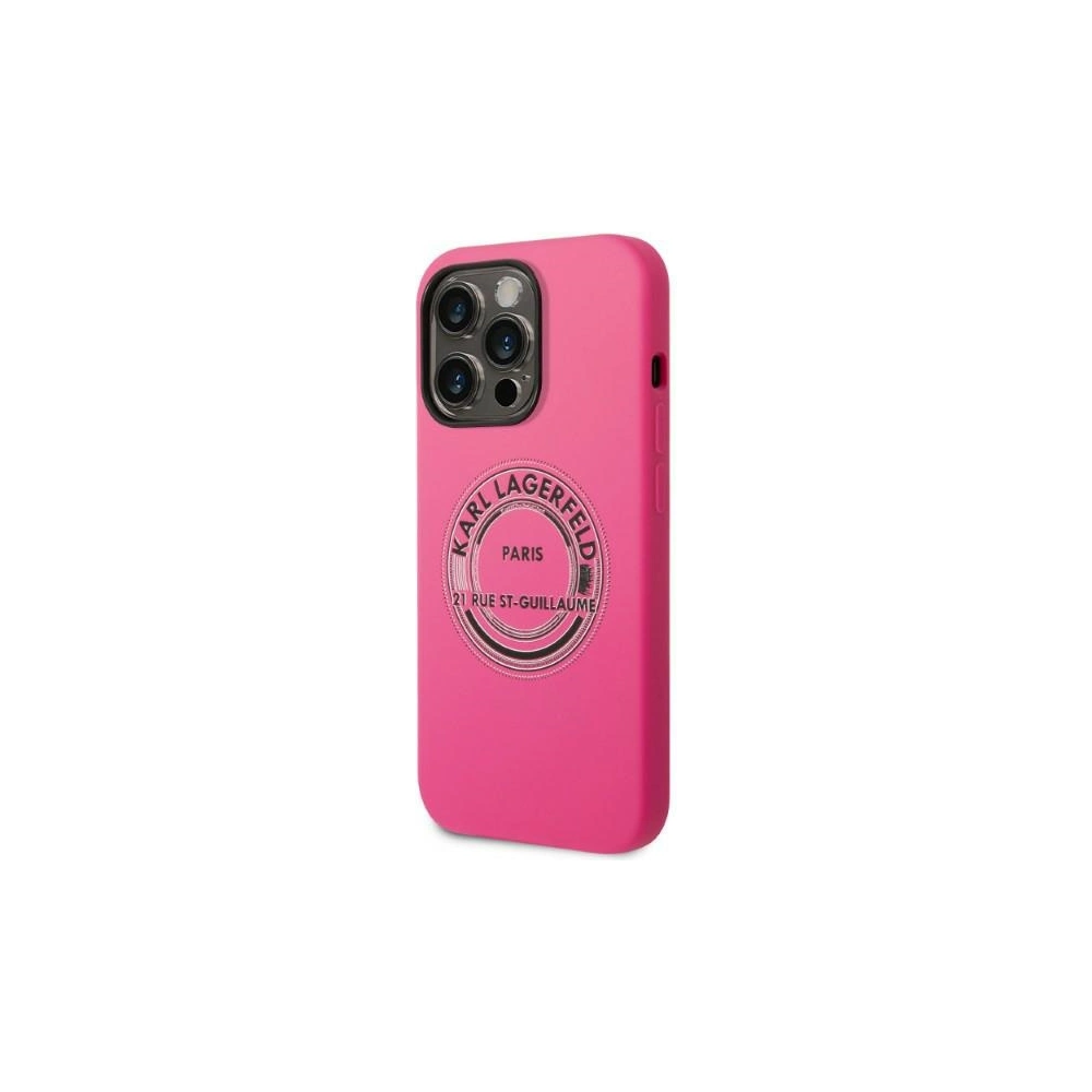 Hurtownia GSM - Etui Karl Lagerfeld KLHCP14XSRSGRCF Apple iPhone 14 Pro Max hardcase różowy/pink Silicone RSG - KLD1188 - {ean13} - Hurt