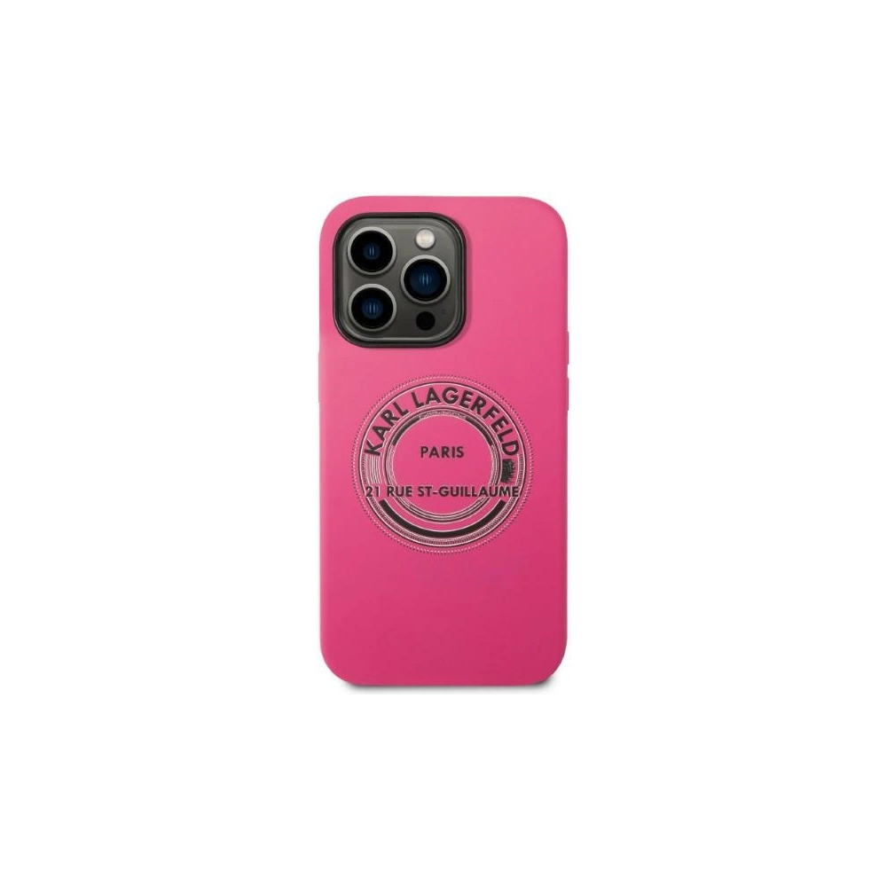 Hurtownia GSM - Etui Karl Lagerfeld KLHCP14XSRSGRCF Apple iPhone 14 Pro Max hardcase roz/roz Silicon RSG - KLD1188 - {ean13} - Hurt