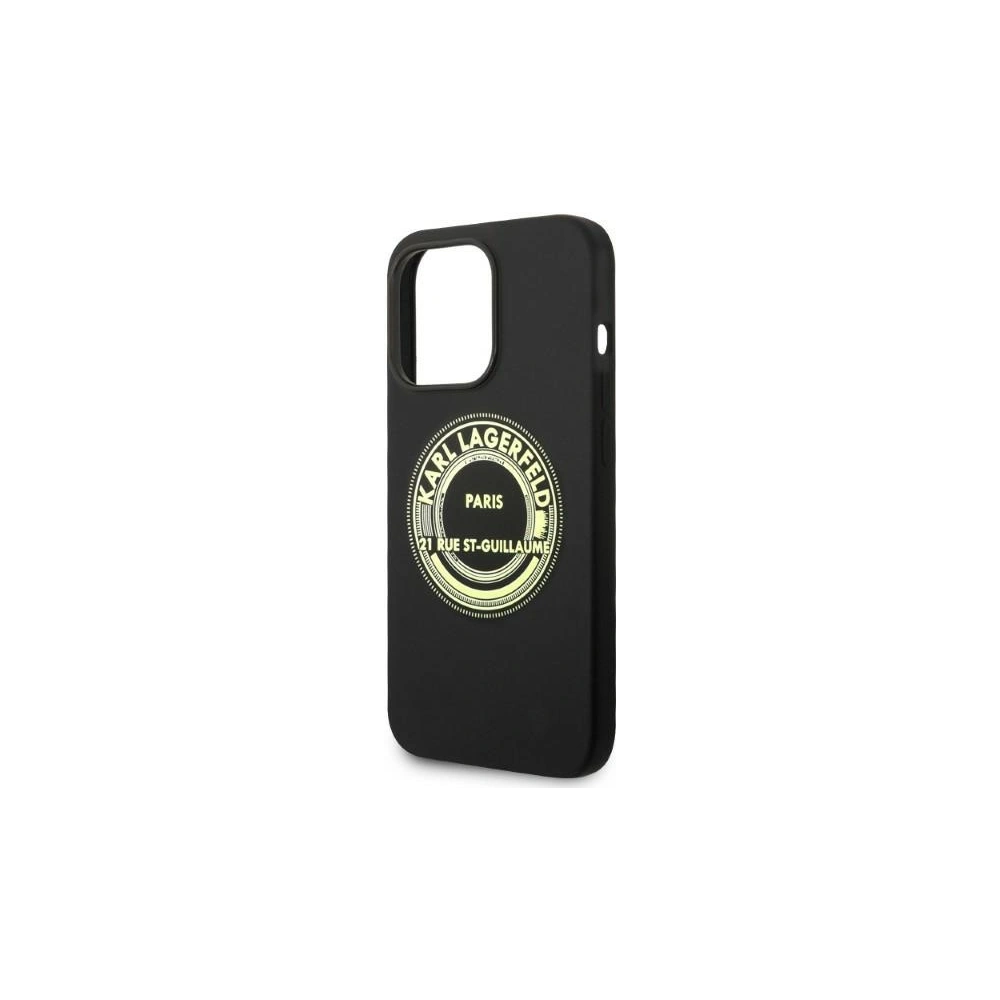 Hurtownia GSM - Case Karl Lagerfeld KLHCP14XSRSGRCK Apple iPhone 14 Pro Max Hardcase schwarz/schwarz Silikon RSG - KLD1189 - {ean13} - Hurt
