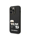Hurtownia GSM - Etui Karl Lagerfeld KLHMP14LSSKCK Apple iPhone 14 Pro hardcase negru/black Liquid Silicone Karl & Choupette Magsafe - KLD1191 - {ean13} - Hurt