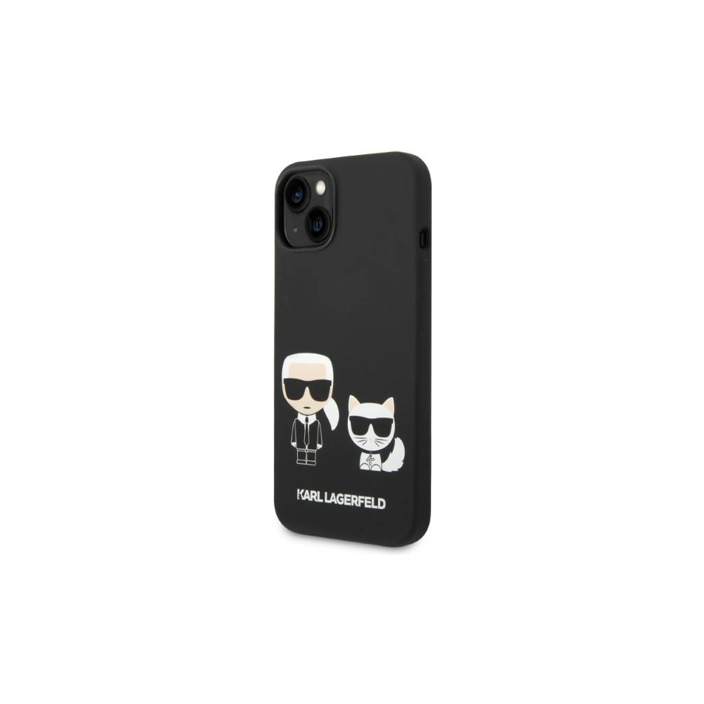 Hurtownia GSM - Etui Karl Lagerfeld KLHMP14MSSKCK Apple iPhone 14 Plus / 15 Plus hardcase černý/black Liquid Silicone Karl & Choupette Magsafe - KLD1192 - {ean13} - Hurt