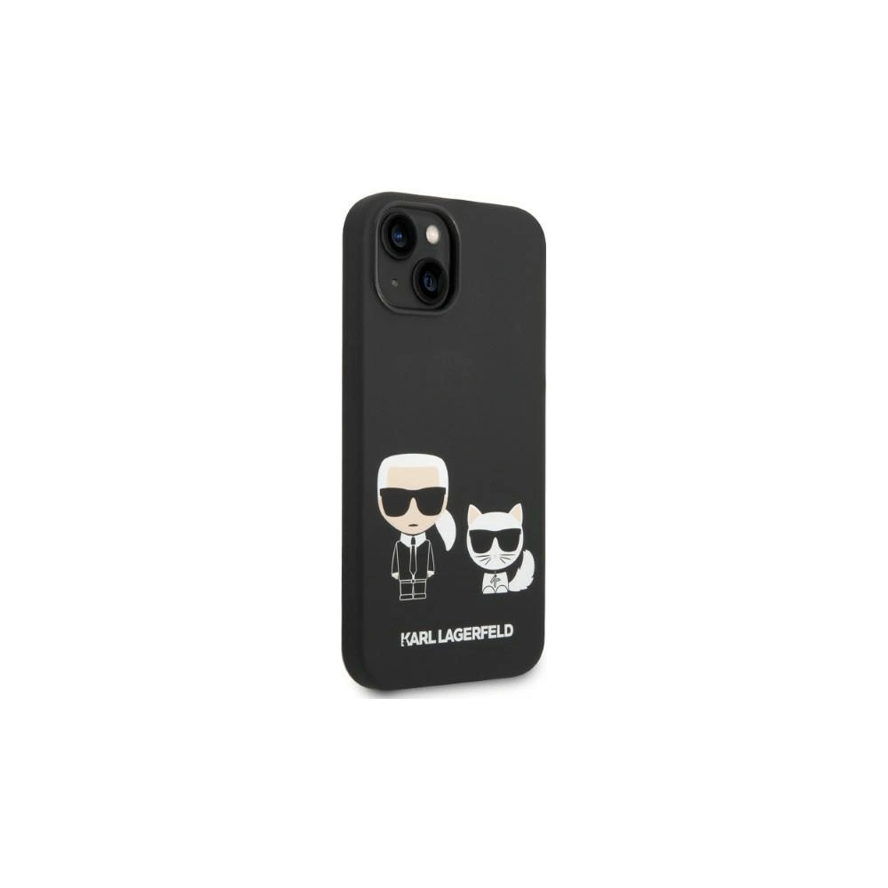 Hurtownia GSM - Etui Karl Lagerfeld KLHMP14MSSKCK Apple iPhone 14 Plus / 15 Plus hardcase černý/black Liquid Silicone Karl & Choupette Magsafe - KLD1192 - {ean13} - Hurt