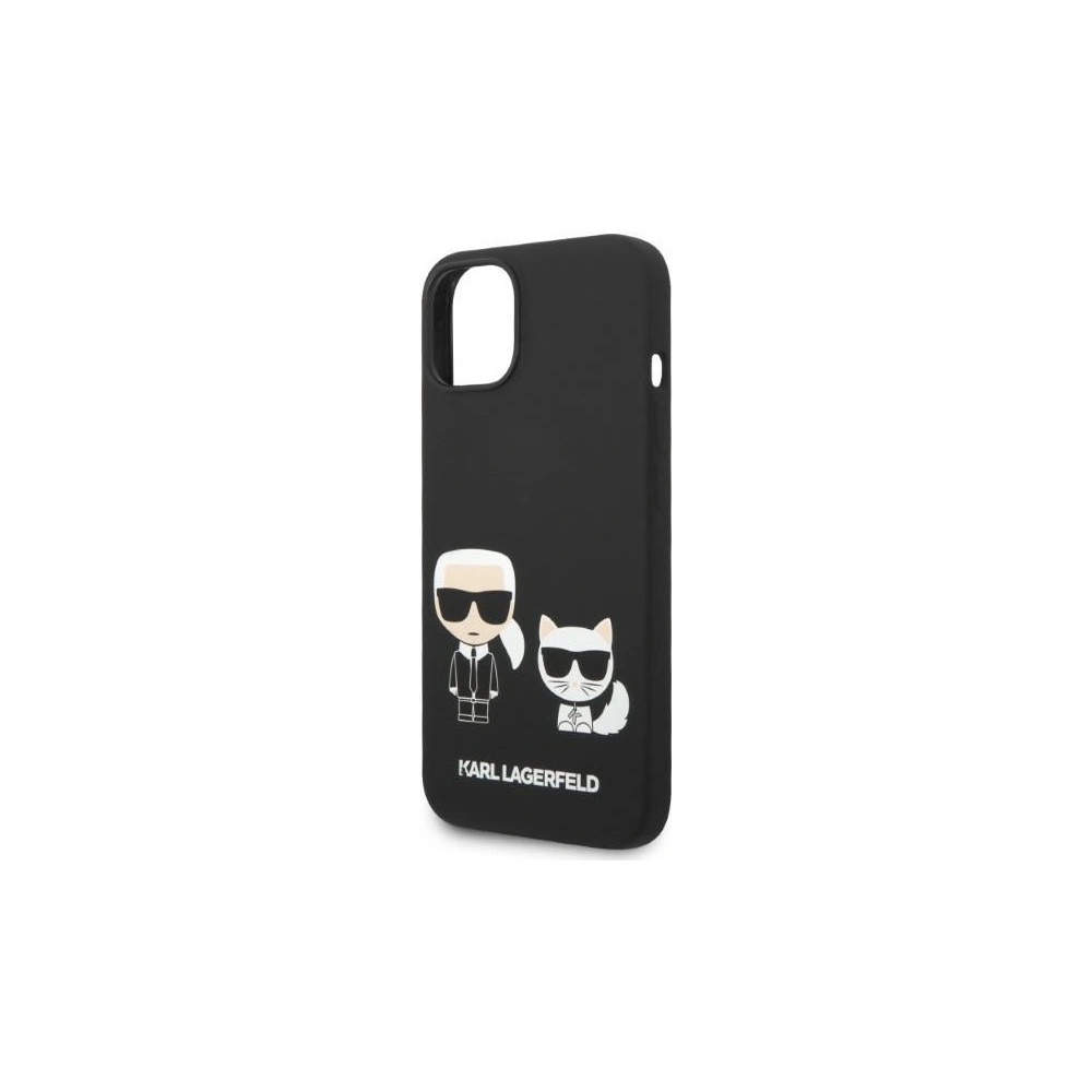 Hurtownia GSM - Etui Karl Lagerfeld KLHMP14MSSKCK Apple iPhone 14 Plus / 15 Plus hardcase černý/black Liquid Silicone Karl & Choupette Magsafe - KLD1192 - {ean13} - Hurt