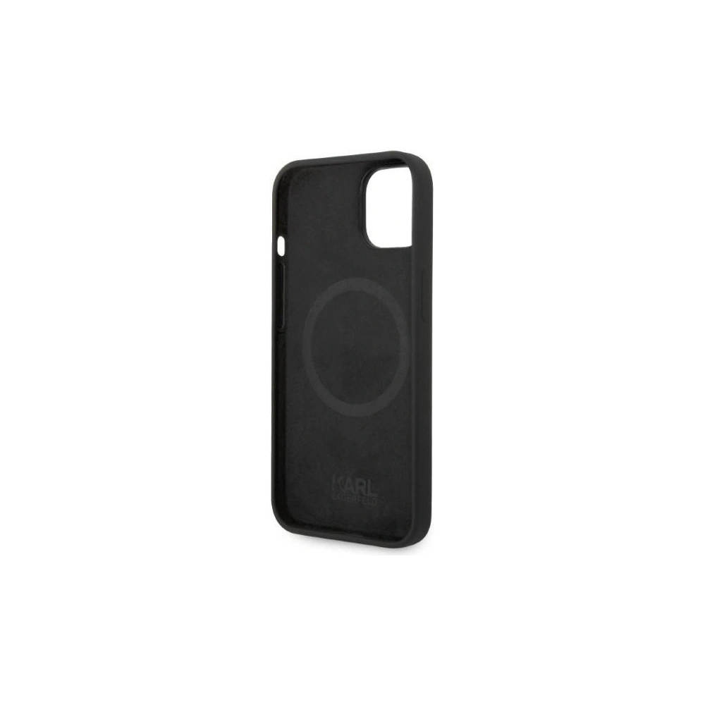 Hurtownia GSM - Etui Karl Lagerfeld KLHMP14MSSKCK Apple iPhone 14 Plus / 15 Plus hardcase černý/black Liquid Silicone Karl & Choupette Magsafe - KLD1192 - {ean13} - Hurt