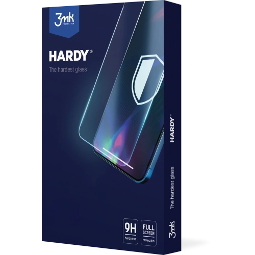 Szkło hartowane 3MK Hardy Apple iPhone 14/13/13 Pro czarny/black