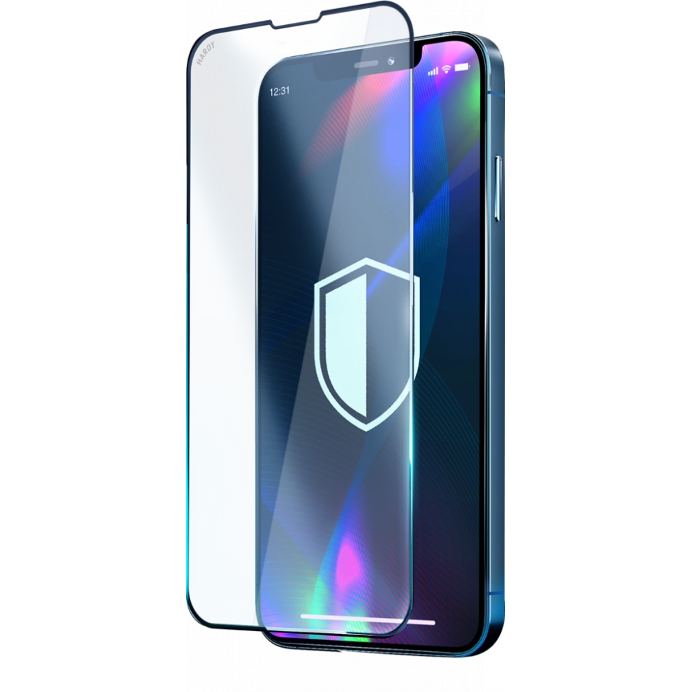 Hurtownia GSM - Zesílené sklo 3MK Hardy Apple iPhone iPhone 14 Plus / 15 Plus černé/black - 3MK4119 - {ean13} - Hurt