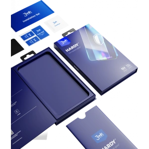 Szkło hartowane 3MK Hardy Apple iPhone 14/13/13 Pro czarny/black