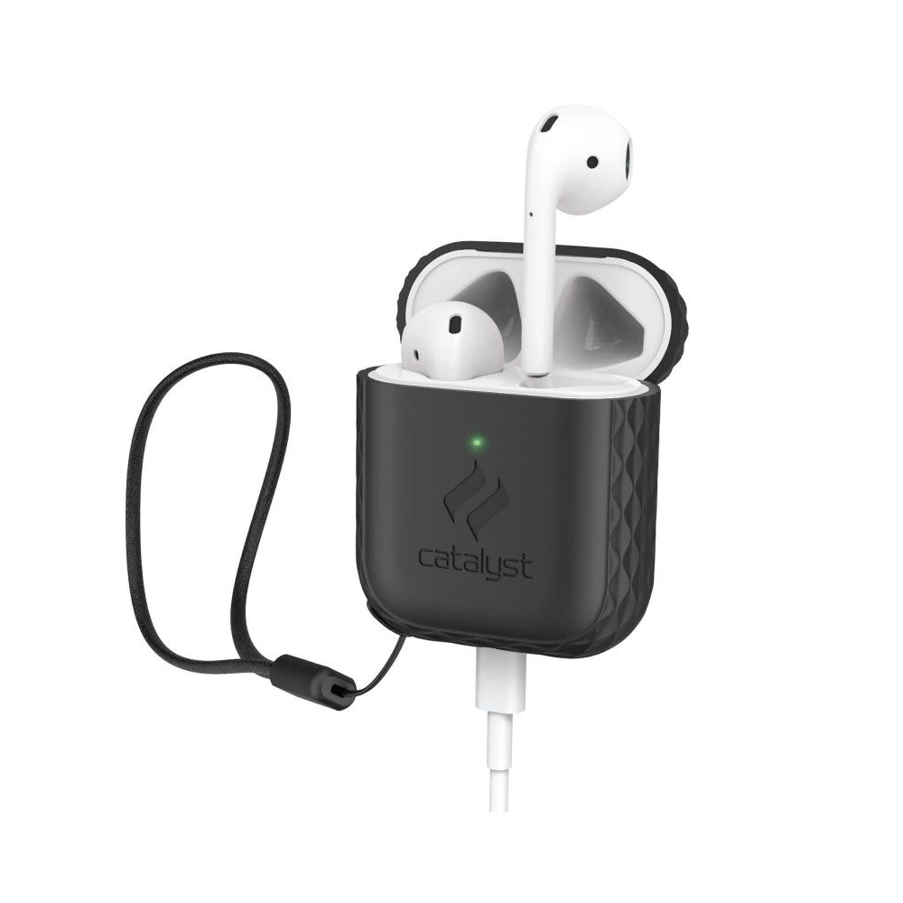 Hurtownia GSM - Etui Catalyst Lanyard Apple AirPods 2/1 czarne - CAT115 - {ean13} - Hurt
