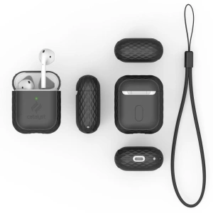 Hurtownia GSM - Etui Catalyst Lanyard Apple AirPods 2/1 černé - CAT115 - {ean13} - Hurt