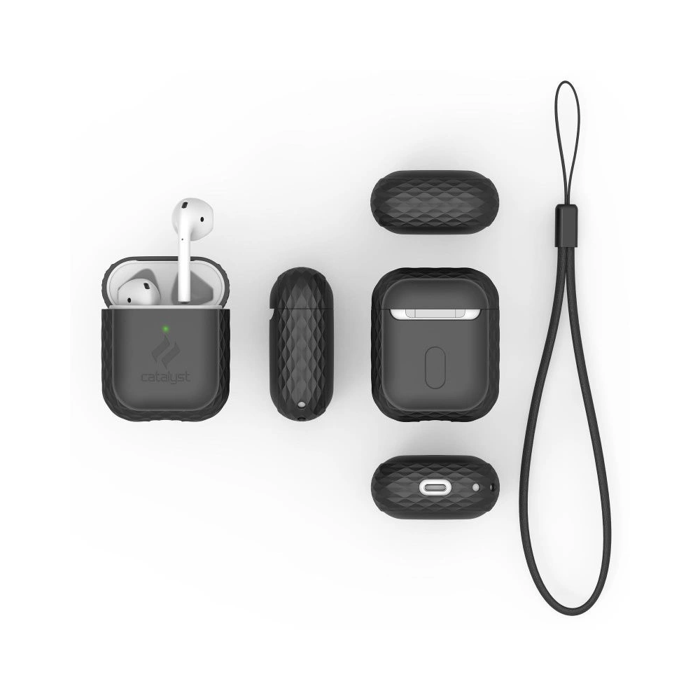 Hurtownia GSM - Etui Catalyst Lanyard Apple AirPods 2/1 negre - CAT115 - {ean13} - Hurt
