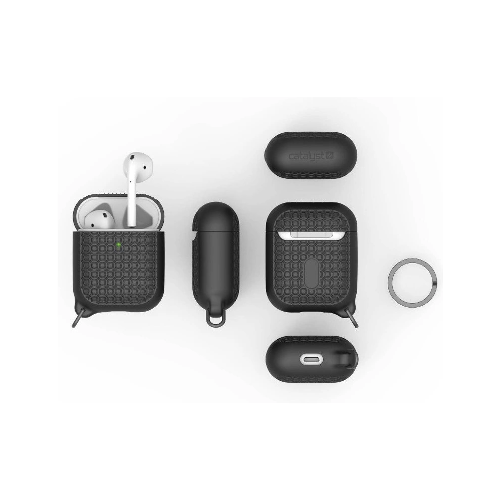 Hurtownia GSM - Etui Catalyst Keyring Apple AirPods 2/1 czarne - CAT116 - {ean13} - Hurt