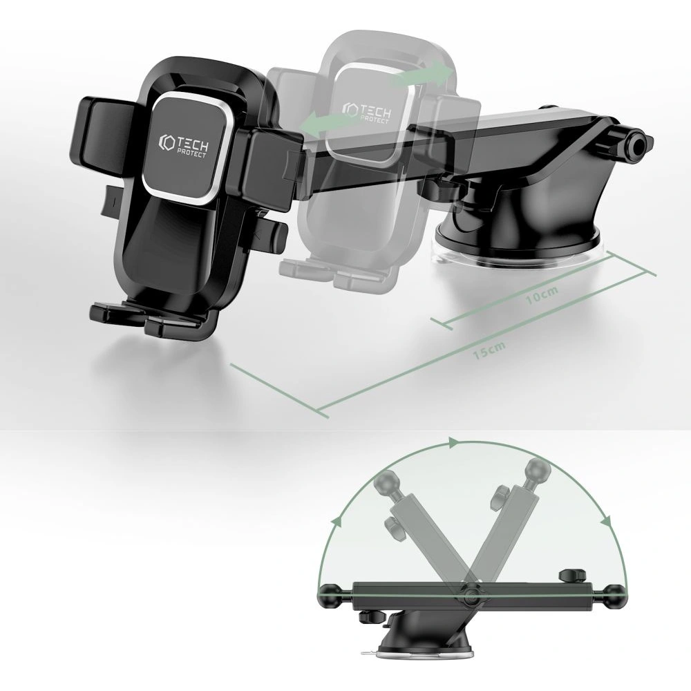 Wholesale Tech-Protect V4 Universal Windshield & Dashboard Car Mount Black - THP1459 - {ean13} - Hurt