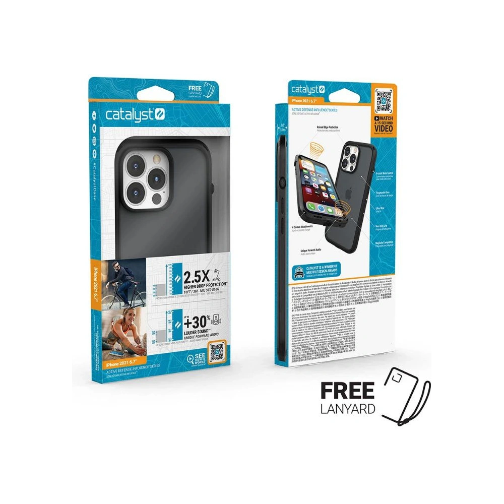 Hurtownia GSM - Case Catalyst Influence für Apple iPhone 13 Pro Max schwarz - CAT121 - {ean13} - Hurt