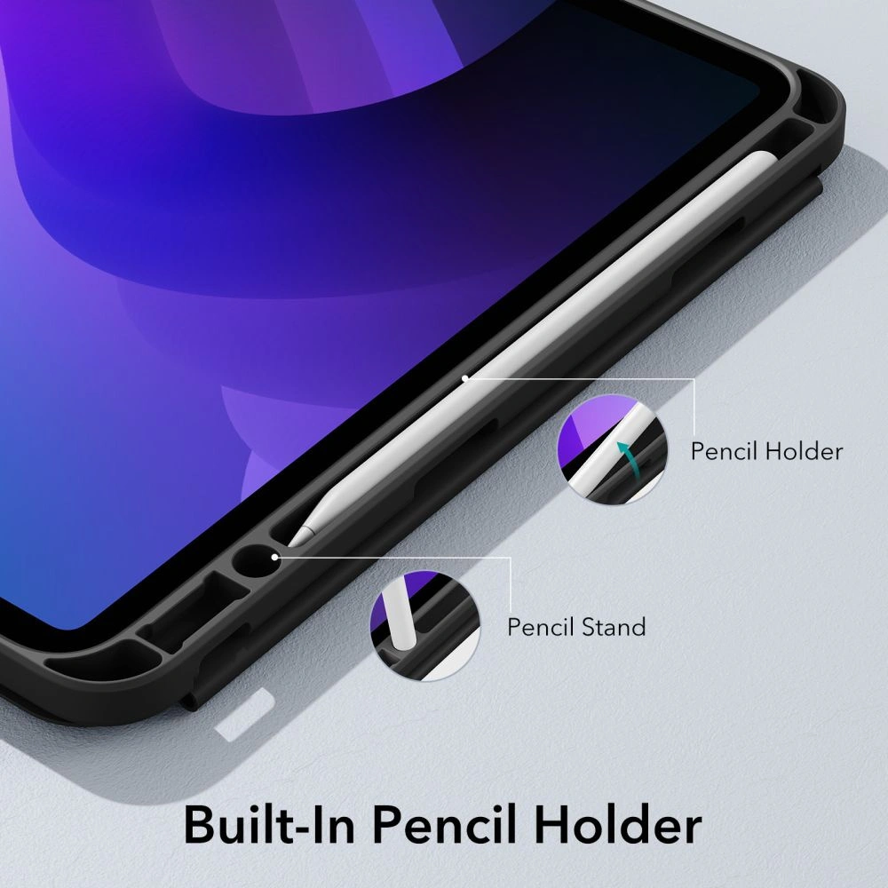 Hurtownia GSM - Case ESR Rebound Pencil Apple iPad 10.9 2022 (10. Generation) Schwarz - ESR615 - {ean13} - Hurt