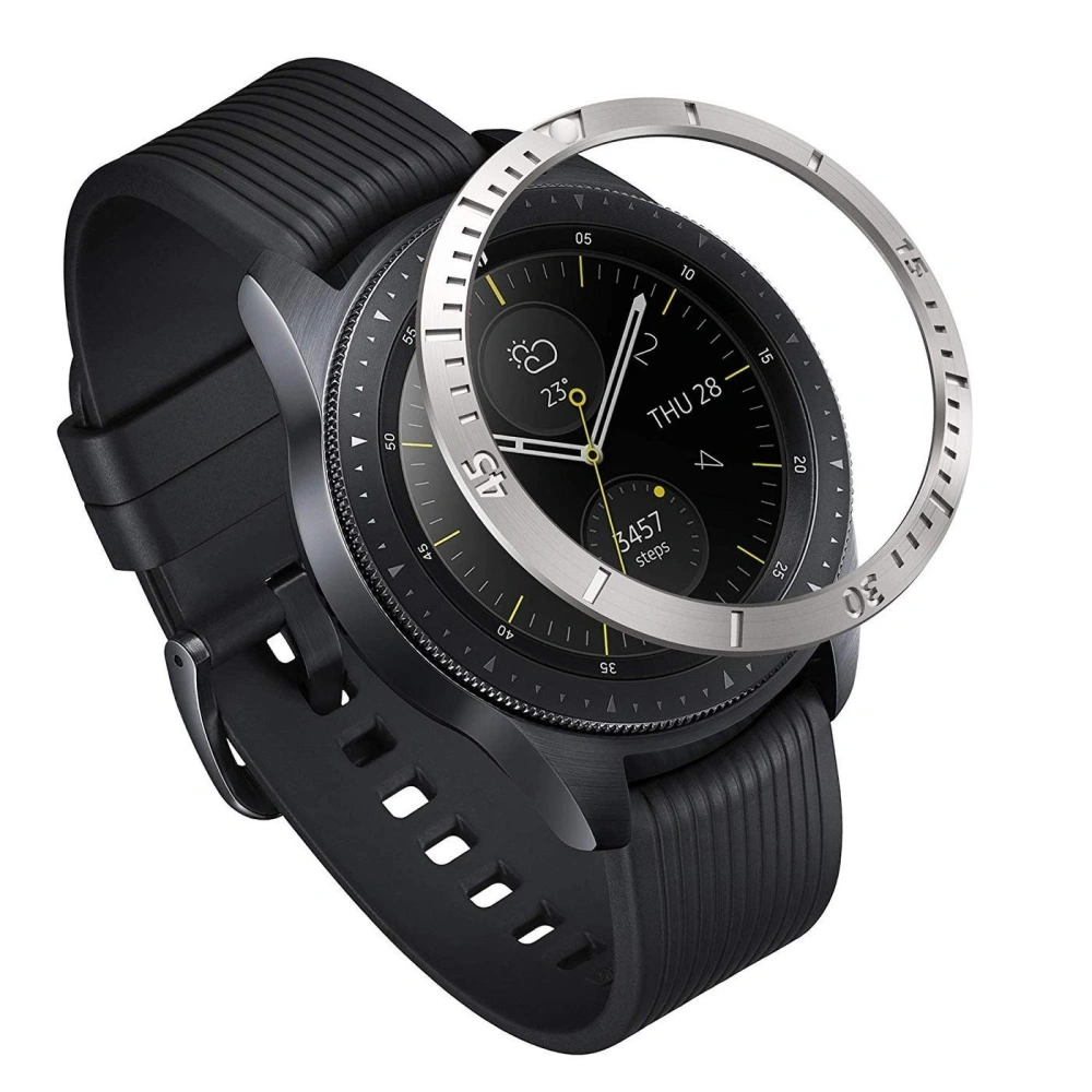 Hurtownia GSM - Překrytí na tachymetr Ringke Samsung Galaxy Sport/Watch 42mm nerezová ocel stříbrná GW-42-02 - RGK1126SLV - {ean13} - Hurt