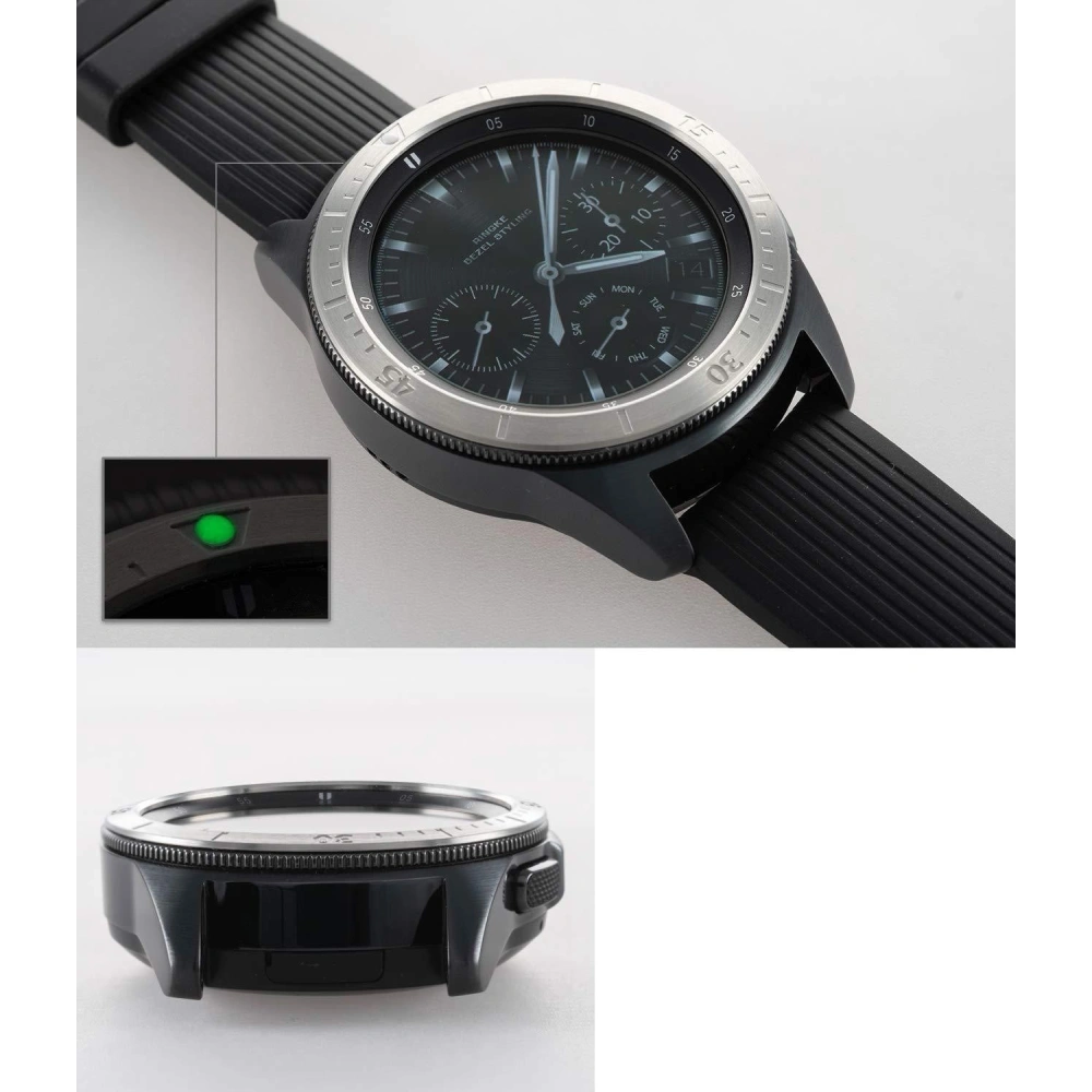 Hurtownia GSM - Překrytí na tachymetr Ringke Samsung Galaxy Sport/Watch 42mm nerezová ocel stříbrná GW-42-02 - RGK1126SLV - {ean13} - Hurt