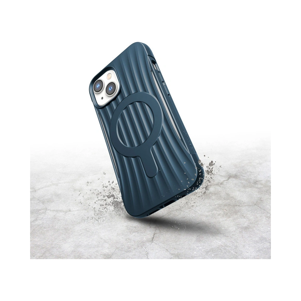 Hurtownia GSM - Etui X-Doria Raptic Clutch MagSafe Apple iPhone 14 (Námořnická modrá) - XDR216 - {ean13} - Hurt