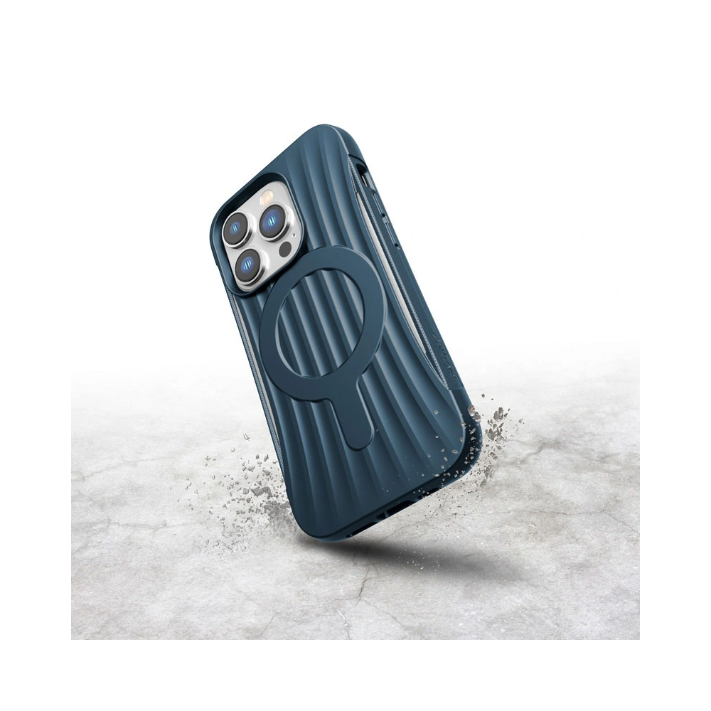 Hurtownia GSM - Etui X-Doria Raptic Clutch MagSafe Apple iPhone 14 Pro (Albastru marin) - XDR222 - {ean13} - Hurt
