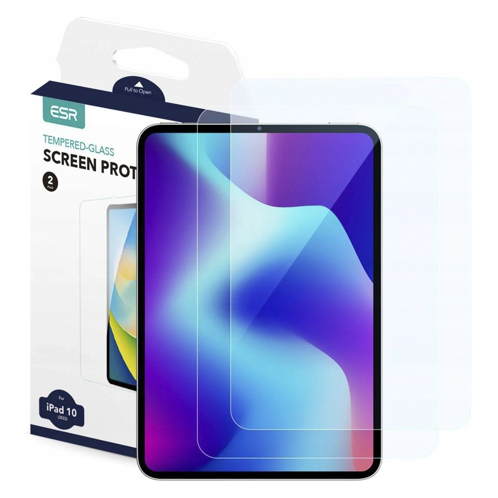 Wholesale ESR Tempered Glass Apple iPad 10.9 2022 (10 gen) Clear [2 PACK] - ESR618 - {ean13} - Hurt