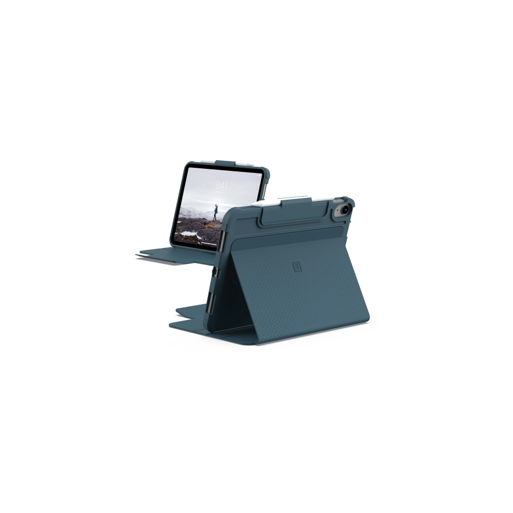 Etui UAG Urban Armor Gear Dot [U] Apple iPad 10.9 2022 (a 10-a generație) suport pentru creion (ocean adânc)