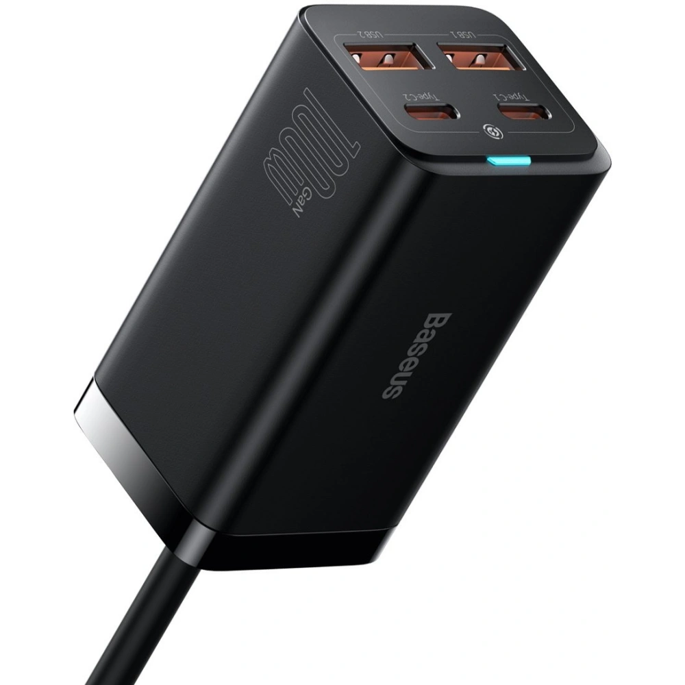 Hurtownia GSM - Încărcător de rețea Baseus GaN3 Pro GaN 2xUSB-C/2xUSB 100W PD3.0, QC4.0+, AFC negru - BSU3630 - {ean13} - Hurt