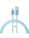 Kábel Baseus Crystal Shine Series USB/Lightning 2,4A 20W 1,2m kék