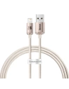 Kabel Baseus Crystal Shine Series USB/Lightning 2,4A 20W 1,2m różowy