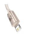 Hurtownia GSM - Kabel Baseus Crystal Shine Series USB/Lightning 2,4A 20W 1,2m różowy - BSU3634 - {ean13} - Hurt