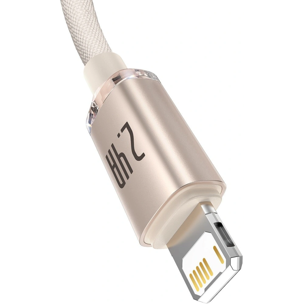 Hurtownia GSM - Kábel Baseus Crystal Shine Series USB/Lightning 2,4A 20W 1,2m rózsaszín - BSU3634 - {ean13} - Hurt