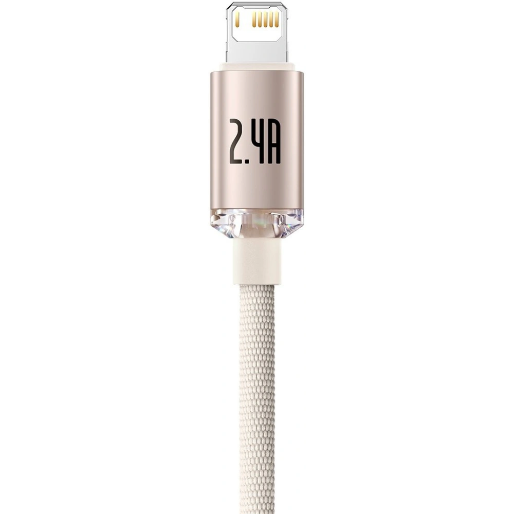 Hurtownia GSM - Kábel Baseus Crystal Shine Series USB/Lightning 2,4A 20W 1,2m rózsaszín - BSU3634 - {ean13} - Hurt