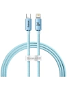 Kabel Baseus Crystal Shine Series USB-C/Lightning Power Delivery 20W 1,2m modrý