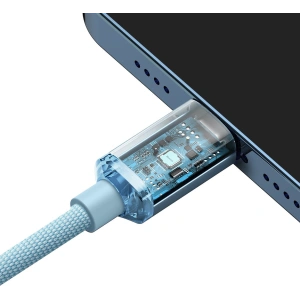 Baseus Crystal Shine Series USB-C/Lightning Cable Power Delivery 20W 1.2m blue (CAJY001303)