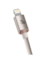 Hurtownia GSM - Kábel Baseus Crystal Shine Series USB-C/Lightning Power Delivery 20W 1,2m rózsaszín - BSU3638 - {ean13} - Hurt