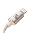 Hurtownia GSM - Kábel Baseus Crystal Shine Series USB-C/Lightning Power Delivery 20W 1,2m rózsaszín - BSU3638 - {ean13} - Hurt